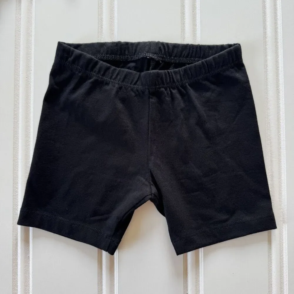4/$10 - Old Navy Toddler Girls Basic Black Biker Shorts
